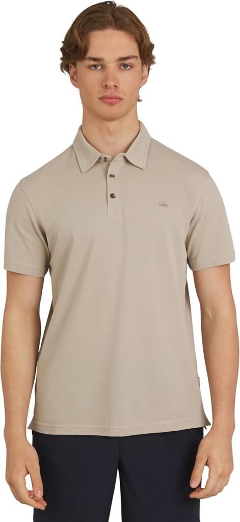 Quiksilver Polo para hombre Color Crema