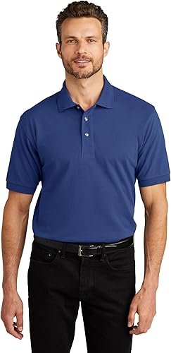 Port Authority Polo de piqué de algodón pesado