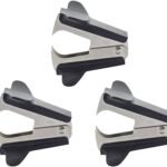 ZZTX Herramienta de extracción de grapas para escuela, oficina, hogar, paquete de 3