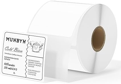 MUNBYN 2″x2″ Square Thermal Labels
