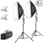 Kit de Iluminación Softbox RALENO: luz profesional para fotografía y video