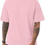 Camisetas de algodón de gran tamaño para hombre, estilo casual, holgadas, de manga corta, cuello redondo, básicas, atléticas