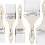 Brochas de pintura con chips, paquete de 6, 1, 2, 3 pulgadas