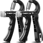 KDG Hand Grip Strengthener 2 Pack Adjustable Resistance 10-130 lbs Forearm Exerciser