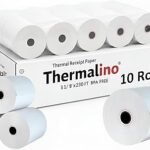 Rollos de papel térmico de 3 1/8 pulgadas x 230 pies, sin BPA, 3.150 in, rollos de papel de recibo para sistemas POS