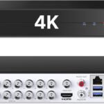 Hiseeu 16 Channel 4K Security DVR 8MP Digital Video Recorder Advanced CCTV DVR for Security Camera,AHD/TVI/CVI/CVBS/IPC 5 in 1 Hybrid,No Monthly Fee,Remote Access(No Hard Drive)