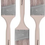 Paint Brush, 2.5IN Stain Brushes for Painting Walls and Fence Staining, Wooden Handle Masonry Paintbrush(3 Packs)